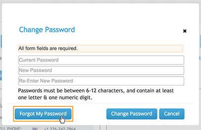 Change my password